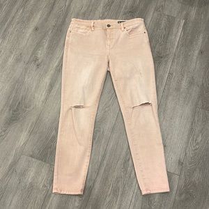 BLANKNYC Intro blush skinny distressed pants Size 30 H9
